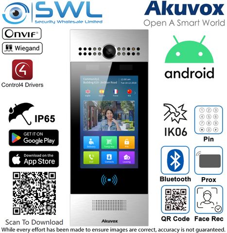 Akuvox R29C SIP Intercom, 7&rdquo; Touch Screen
