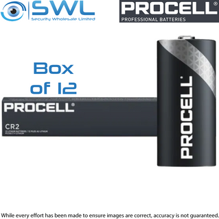 Procell High-Power Lithium: CR2 Industrial Batteries - Box of 12