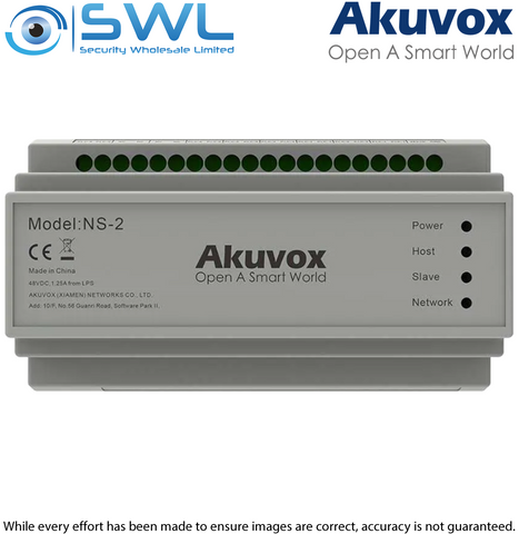 Akuvox NS-2: 2-Wire Switch, Connects Up To 6 2-Wire Devices