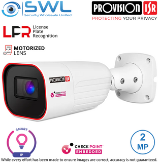 Provision-ISR I6-220LPR-MVF2 Smart Series: 2MP LPR Bullet WDR IR60m IP67 8-32mm