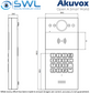Akuvox R20K SIP Intercom with Keypad and RF Card Reader, Black