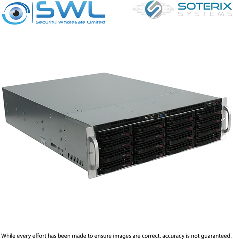 Soterix EDGE200Z2 200 Channel 3U 8-Bay AI Site Appliance, ZFS RAID