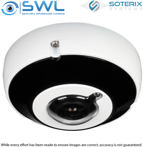 Soterix FC-12F-1 12Mp Fisheye, IR 25m, IP67, IK10 PoE, 1.5mm Lens 360&deg; ONVIF