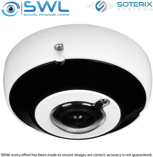 Soterix FC-12F-1 12Mp Fisheye, IR 25m, IP67, IK10 PoE, 1.5mm Lens 360&deg; ONVIF