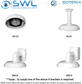 Soterix MS-20V-1 20Mp Multi-sensor, IR30m, IP67, IK10 PoE, 2.8-8mm ONVIF