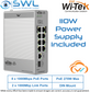 Wi-Tek WI-PCES310GF-H:8 x 1Gbps PoE Ports + 1x RJ45 + SFP 1Gbps  Hardened
