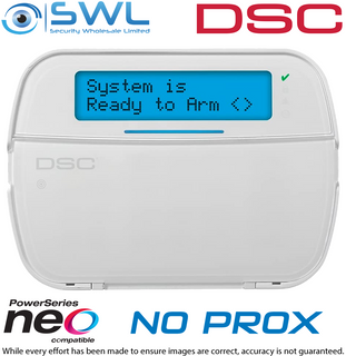 DSC Neo: HS2LCDS-N Hardwired LCD Full English 128 Zone Keypad NO PROX