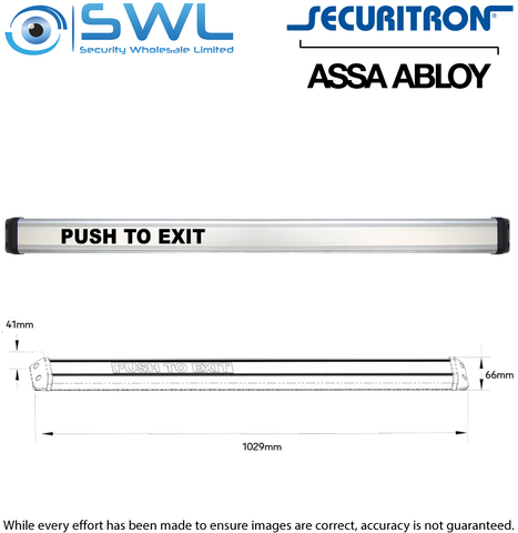Lockwood EMB-CL-42: Securitron Electromechanical Exit Bar 1067mm