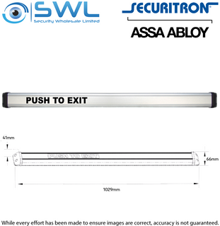 Lockwood EMB-CL-42: Securitron Electromechanical Exit Bar 1067mm