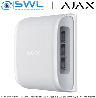 Ajax Dual Curtain Outdoor - White (9AU)