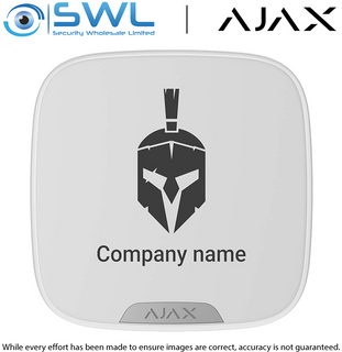 Brand Plate for Ajax Double Deck External Siren - White
