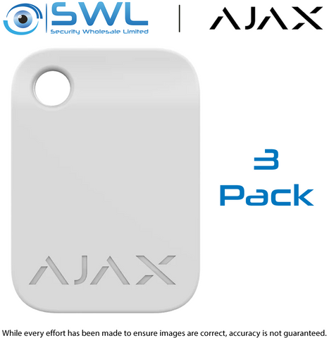 Ajax RFID Tag 3pk - White