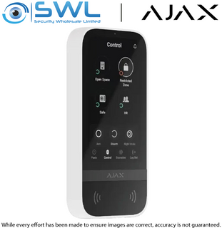 Ajax KeyPad Touchscreen - White (9AU)