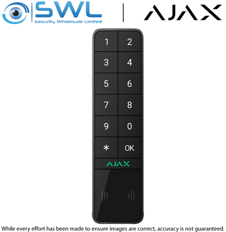 Ajax KeyPad Outdoor Jeweller - Black (9AU)