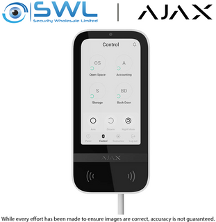 Ajax Superior KeyPad TouchScreen Fibra - White