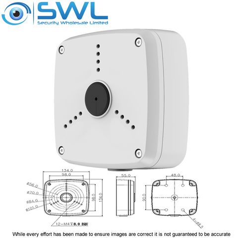 PFA122: IP66 Rated Back Box For 3 Hole Varifocal Eyeballs + Bullets