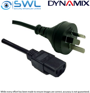 Power Cable 1.8m 3-Pin Plug to IEC C13 Female Plug 10A, SAA Approved