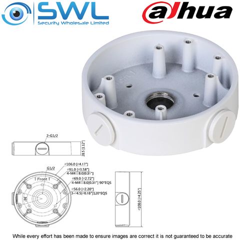 Dahua PFA139: Back Box For Fixed Lens Wedge & Eyeballs Cameras
