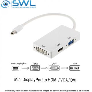 Mini Display Port to HDMI DVI VGA Adaptor