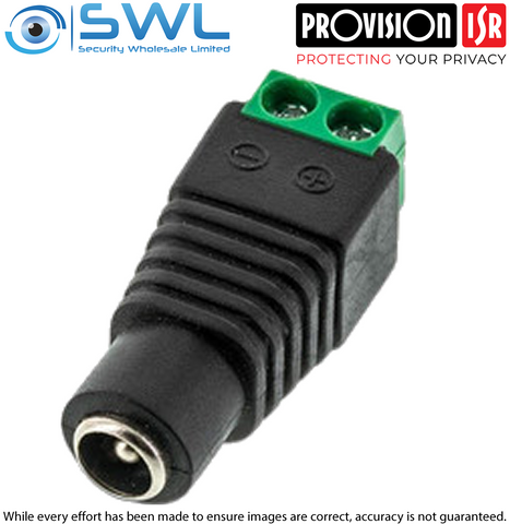 2.1mm 12VDC Female Socket with Screw Terminal Block