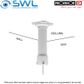 Provision-ISR PR-B30C Ceiling Pendant Mount Bracket for IP PTZ