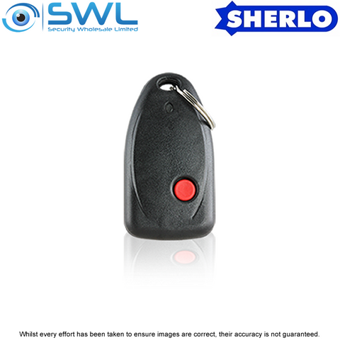 Sherlotronics TX-1 433MHz Single Button Key Ring Transmitter
