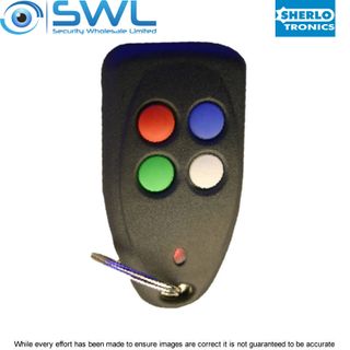 Sherlotronics TX-4 433MHz 4 Button Key Ring Transmitter