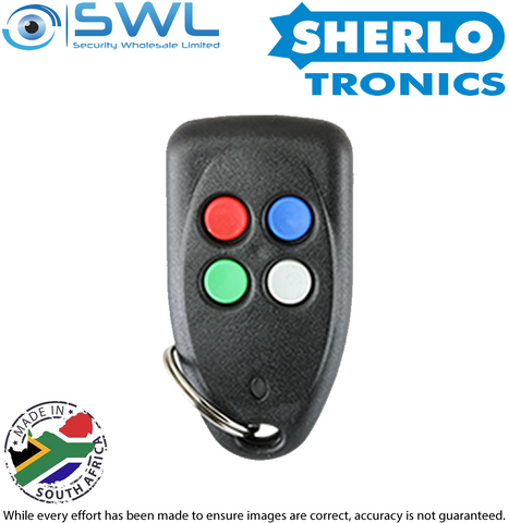 Sherlotronics TX-4 433MHz 4 Button Key Ring Transmitter