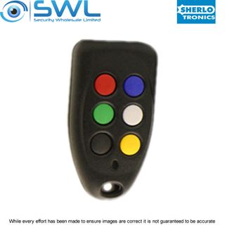 Sherlotronics TX-6 433MHz 6 Button Key Ring Transmitter
