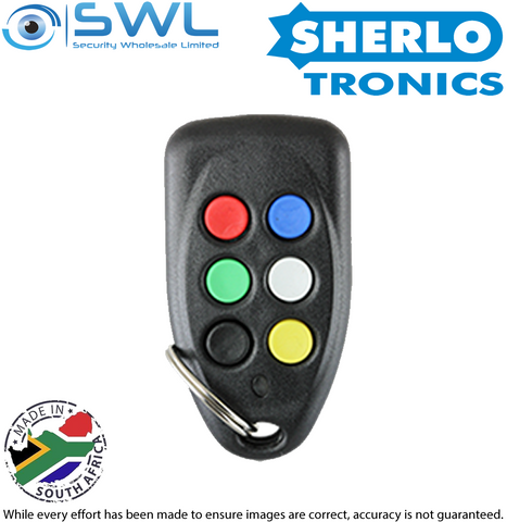 Sherlotronics TX-6 433MHz 6 Button Key Ring Transmitter