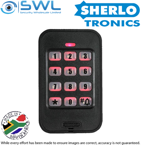 Sherlotronics Wireless Keypad 433MHz - Battery or 12VDC