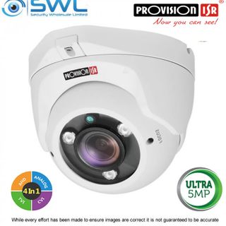 Provision-ISR DI-350AU-MVF 5Mp AHD (4 in 1) Turret WDR IR25m IP66 2.8-12mm