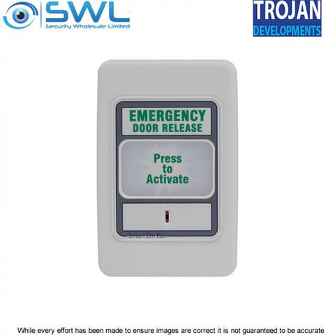 Trojan SMART Em Rex: Emergency Backlit Door Exit Release Unit