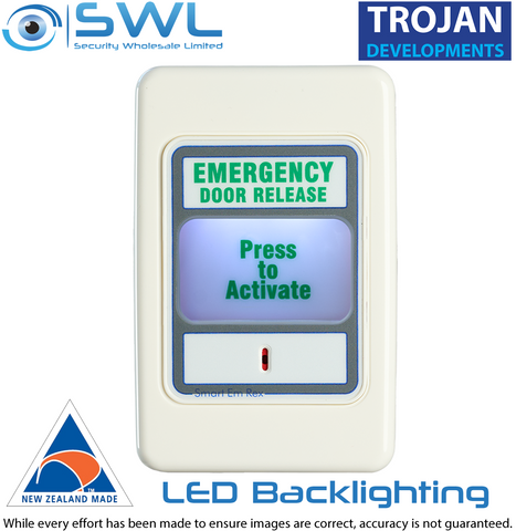 Trojan SMART Em Rex: Emergency Backlit Door Exit Release Unit