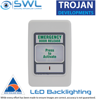 Trojan SMART Em Rex: Emergency Backlit Door Exit Release Unit