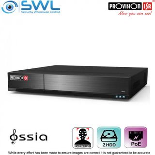 Provision-ISR NVR8-16400PFA (1.5U) 16CH FACE RECOGNITION NVR 16x PoE 4x HDD
