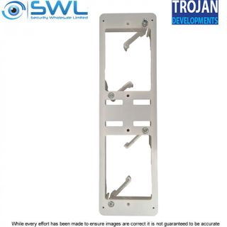 Trojan TDL-VDFB &ndash; Vertical Double Flush Box - Whte