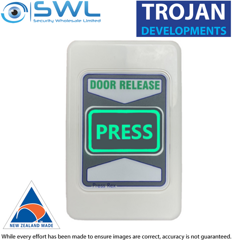 Trojan Press Rex PRESS TO EXIT (PTE) 12VDC / 24VDC (Backlit)