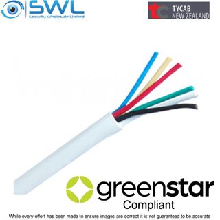 TYCAB 6 Core 0.44mm Tinned Security Cable 100m Reel