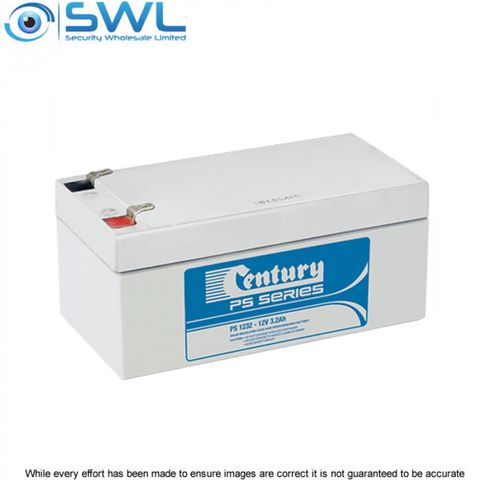 Century PS1232, 12v 3.2 A/H Sealed Lead Acid Battery