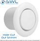 Round Flush Mount Internal Piezo Siren 12VDC, 250mA, 120dB