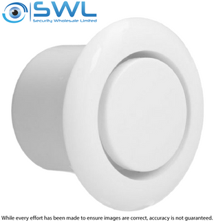 Round Flush Mount Internal Piezo Siren 12VDC, 250mA, 120dB