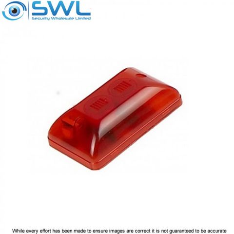 WP94 Mini Red Combo Siren / Strobe: 12VDC, 250mA, 105dB