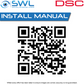 DSC Neo: HS2LCDPSN Hardwired LCD Full English 128 Zone Keypad c/w Prox