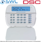DSC Neo: HS2LCDPSN Hardwired LCD Full English 128 Zone Keypad c/w Prox SWL