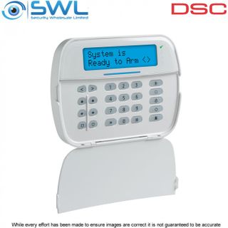 DSC Neo: HS2LCDRFP4N LCD H/W Full English Keypad c/w 433MHz Transceiver & Prox
