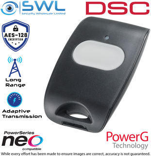 DSC Neo: PG4938 Wireless 433MHz Single Panic Button Remote