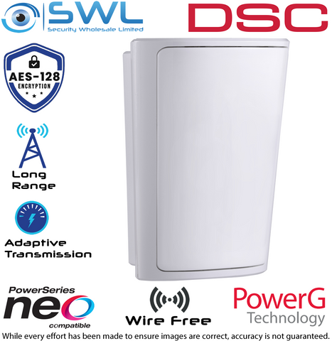 DSC Neo: PG4914 Wireless 433MHz Standard PET (38Kg) Immune PIR Detector: 12m