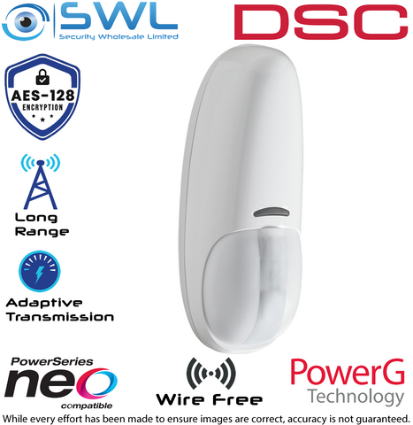 DSC Neo: PG4924 Wireless 433MHz Indoor Curtain PIR Detector: 6m