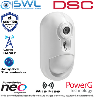 DSC Neo: PG4934P Wireless Indoor PET PIR c/w Integrated IR Camera: 12m